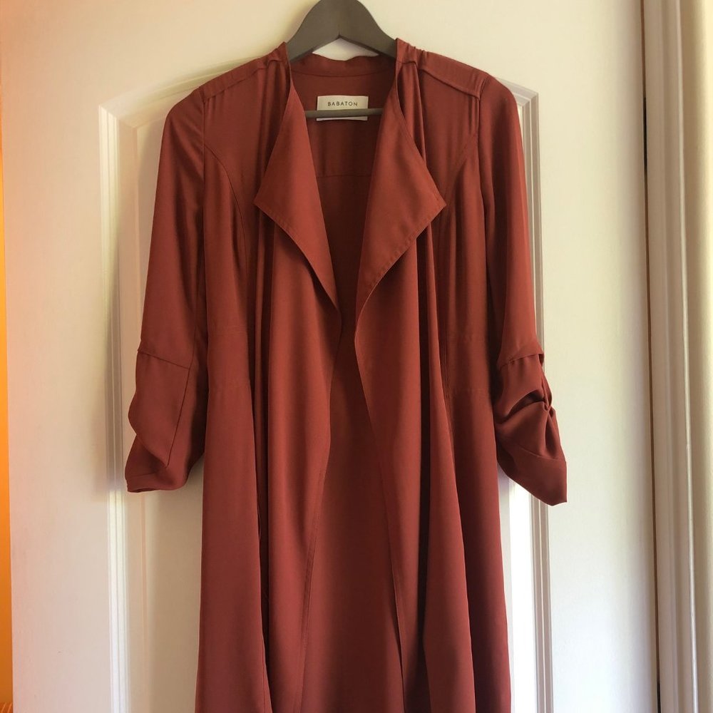 Aritzia Babaton Quincy Flowy Trench - Like New